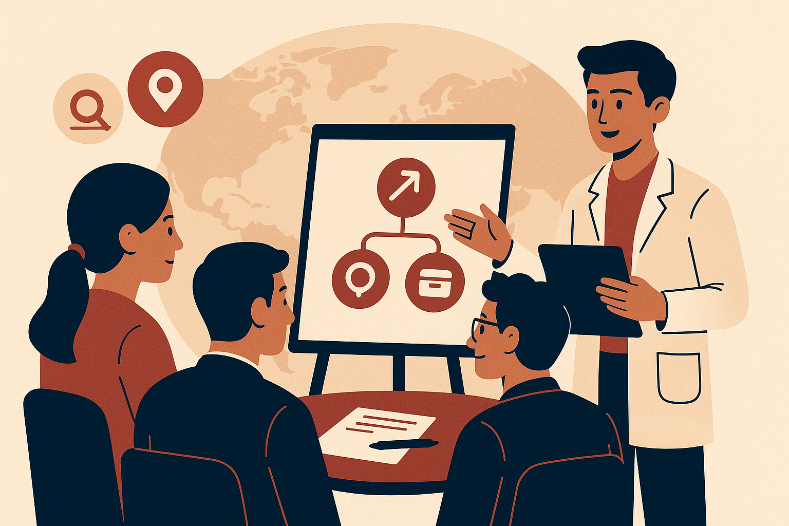 Advisory team supporting students